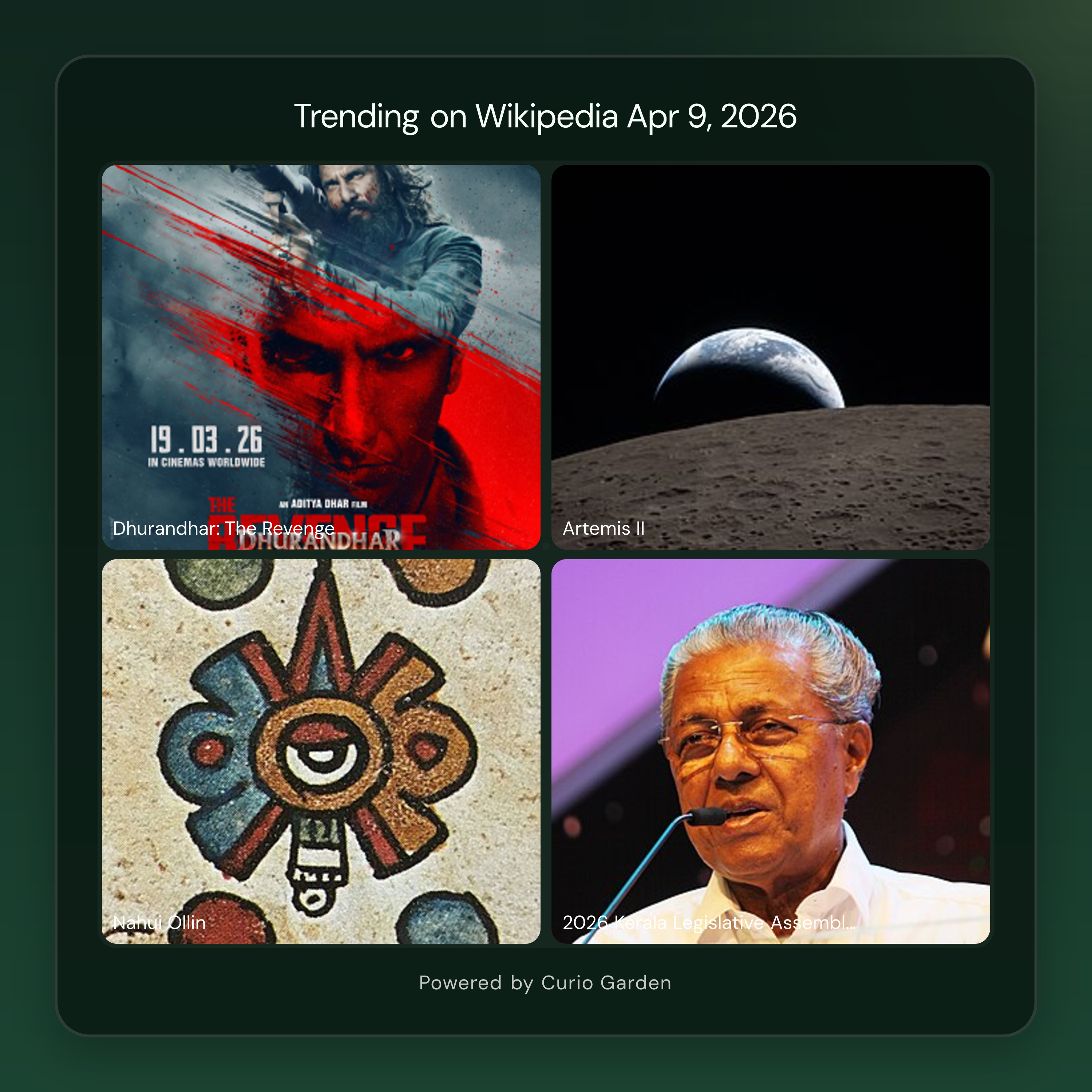 Artwork for Artemis II Orbits Moon as Kerala Votes, Iran Ceasefire Holds, and 'Ketamine Queen' Gets 15 Years