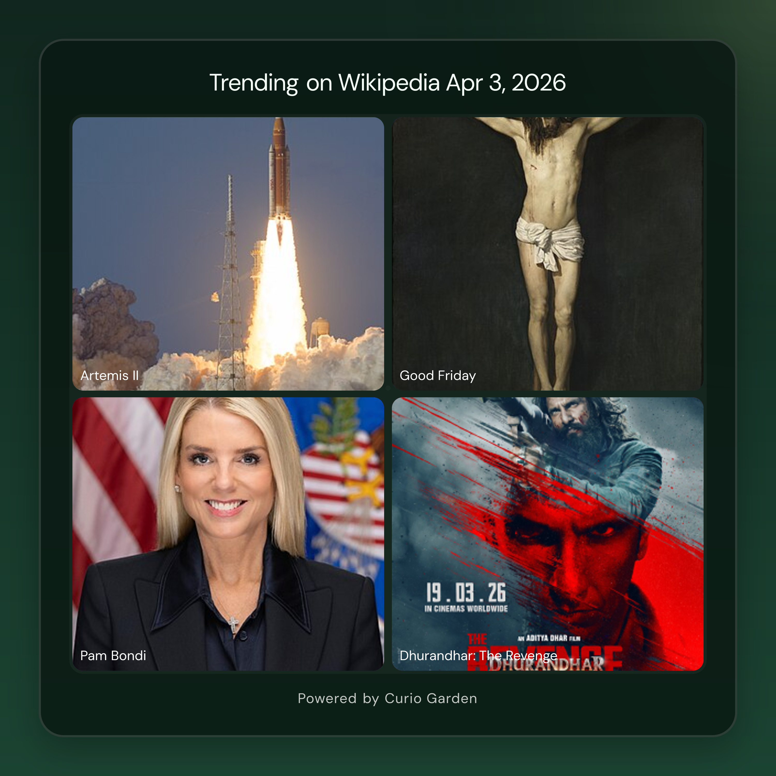 Artwork for Artemis II Moon Flyby, Good Friday, and Major Political and Entertainment Events Drive Wikipedia Traffic