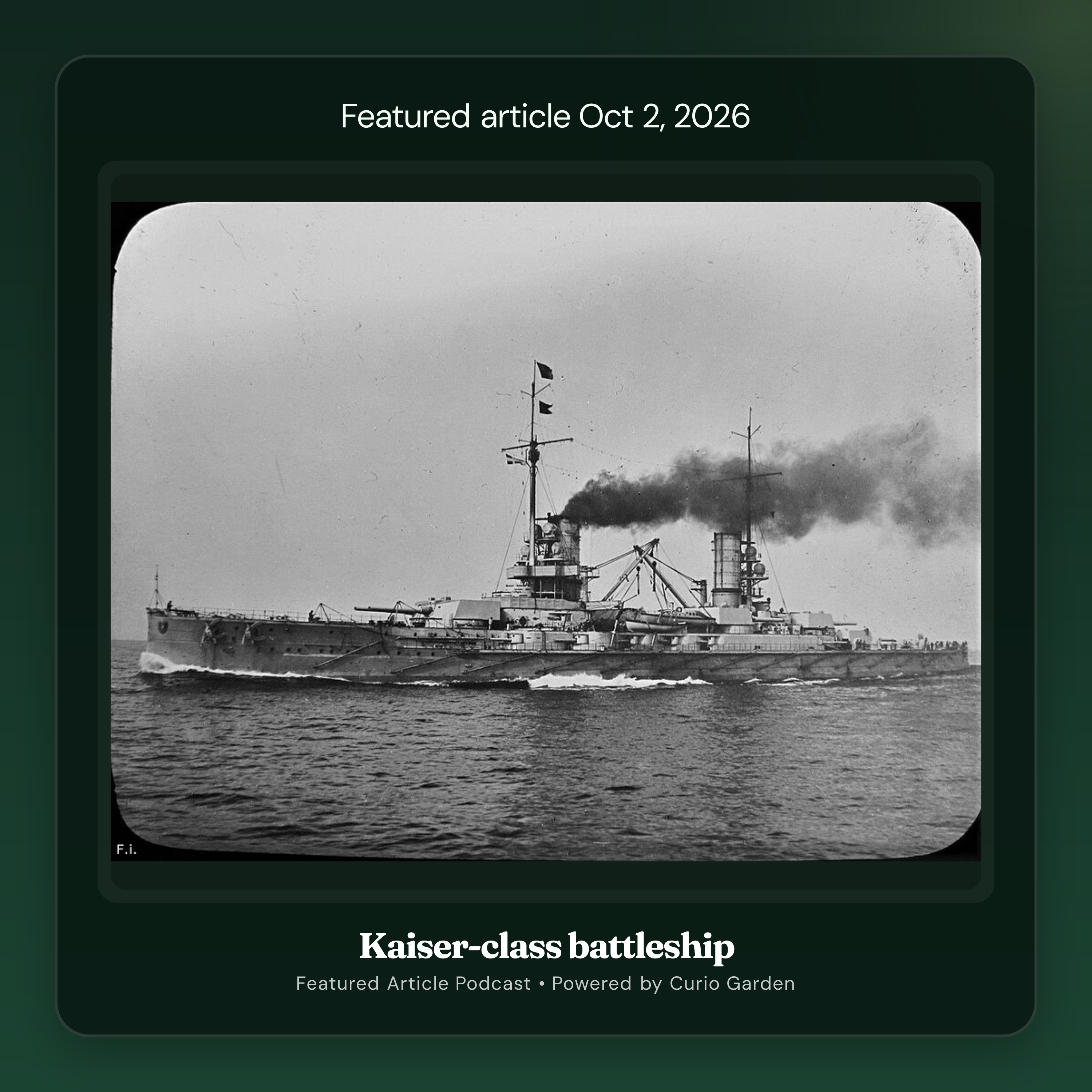Artwork for Kaiser-class battleship