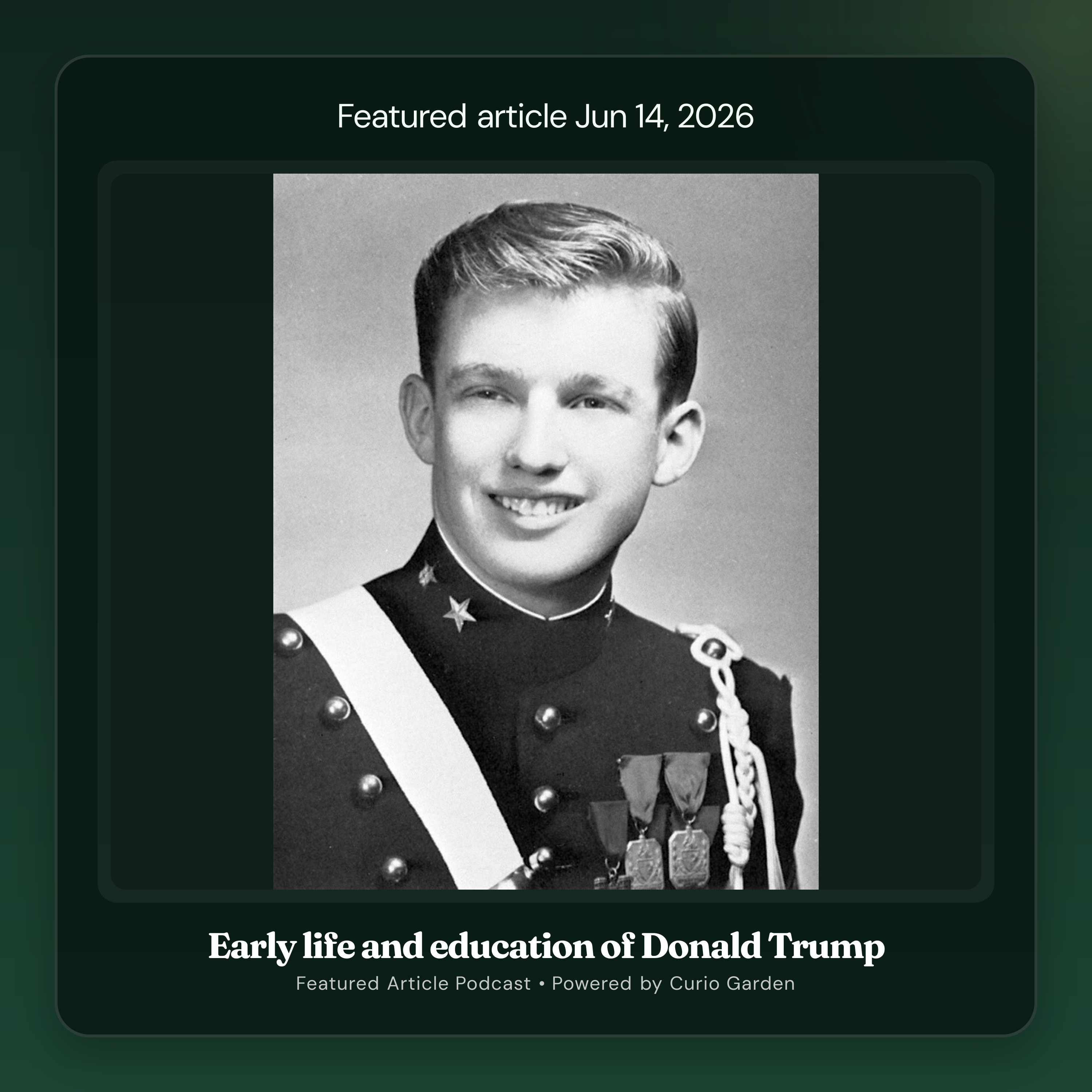 Artwork for Early life and education of Donald Trump