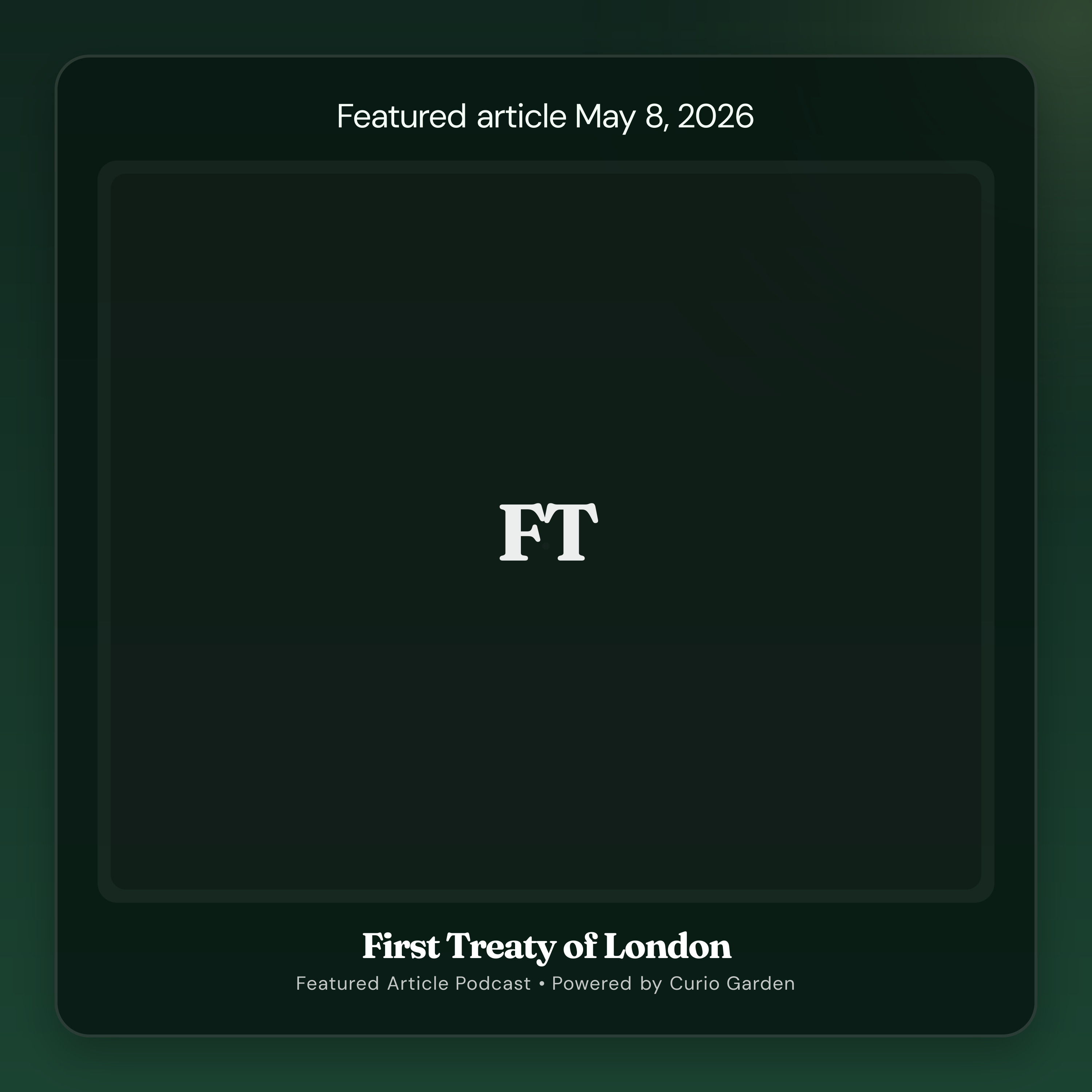 Artwork for First Treaty of London