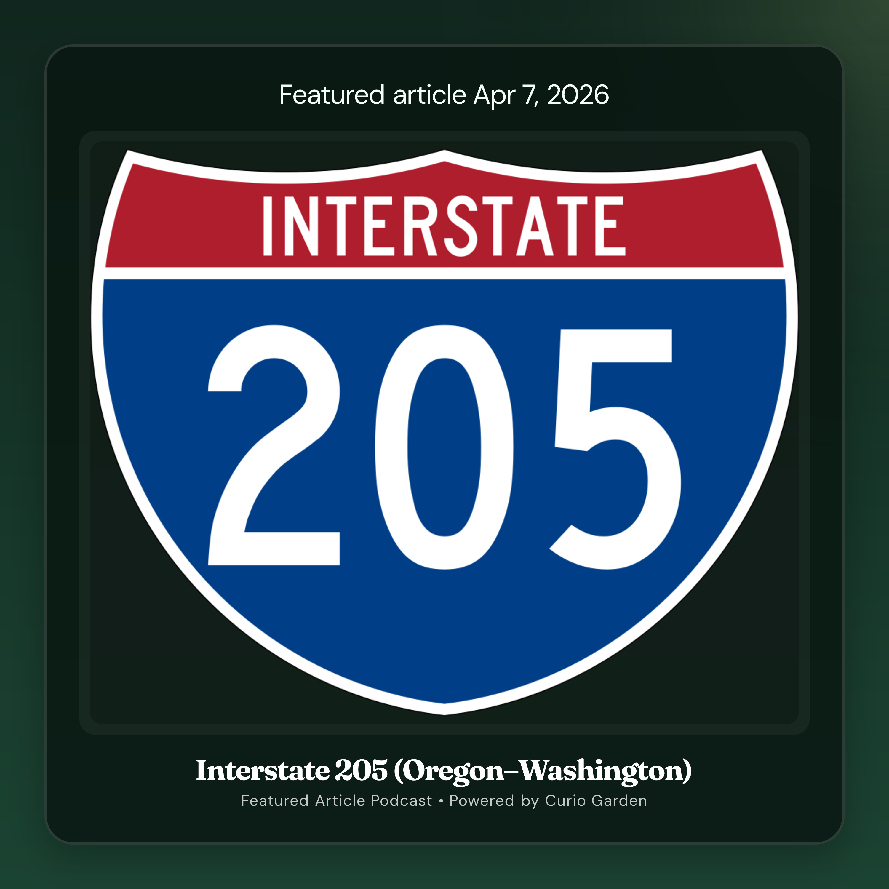 Artwork for Interstate 205 (Oregon–Washington)