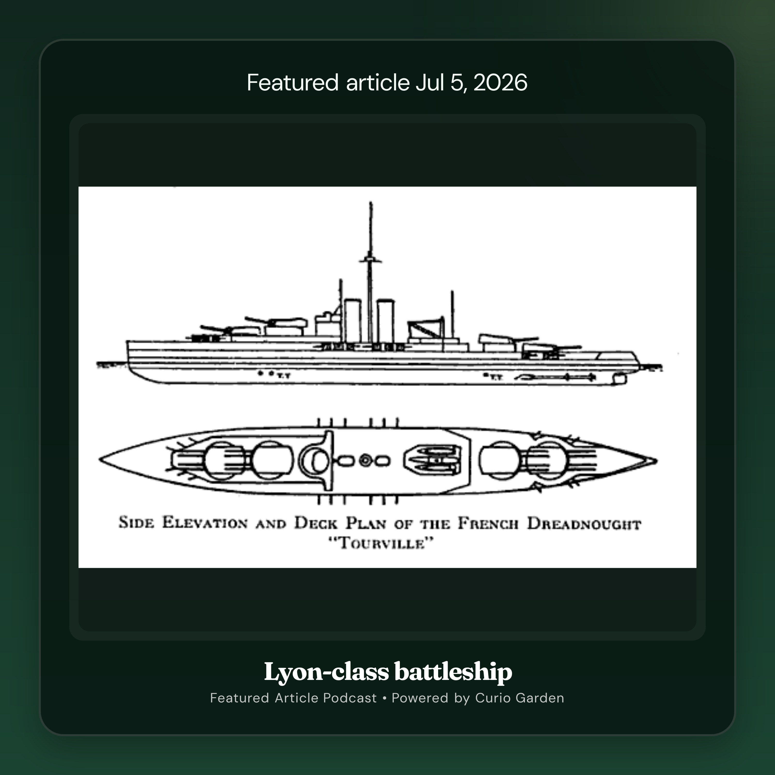 Artwork for Lyon-class battleship