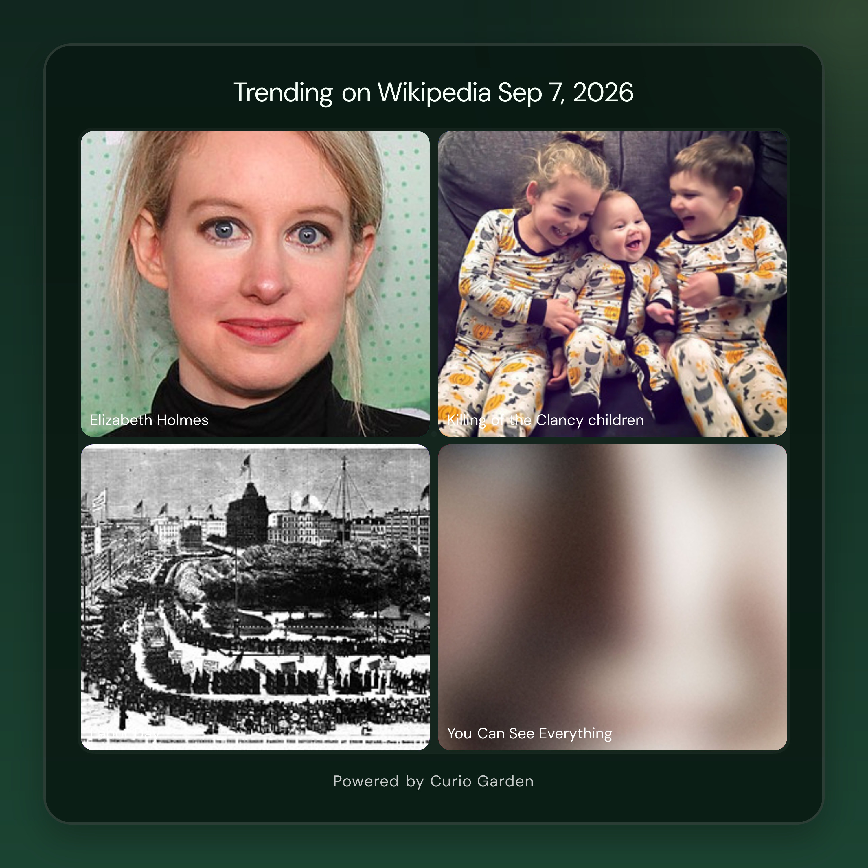 Artwork for Why Wikipedia is trending today: Holmes, German elections, Labor Day, and major film releases