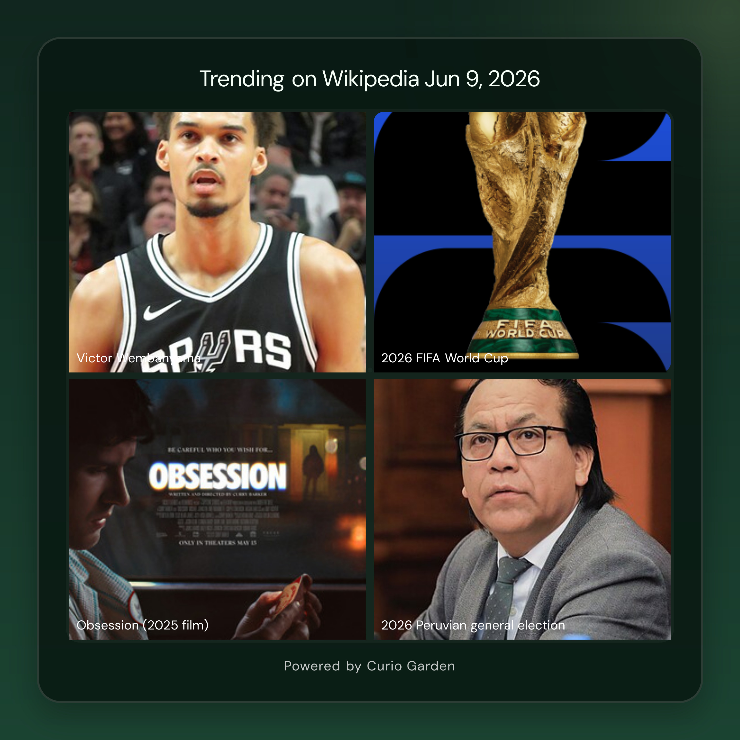 Artwork for NBA Finals, World Cup Countdown, and Viral Verdicts Dominate This Week's Trends