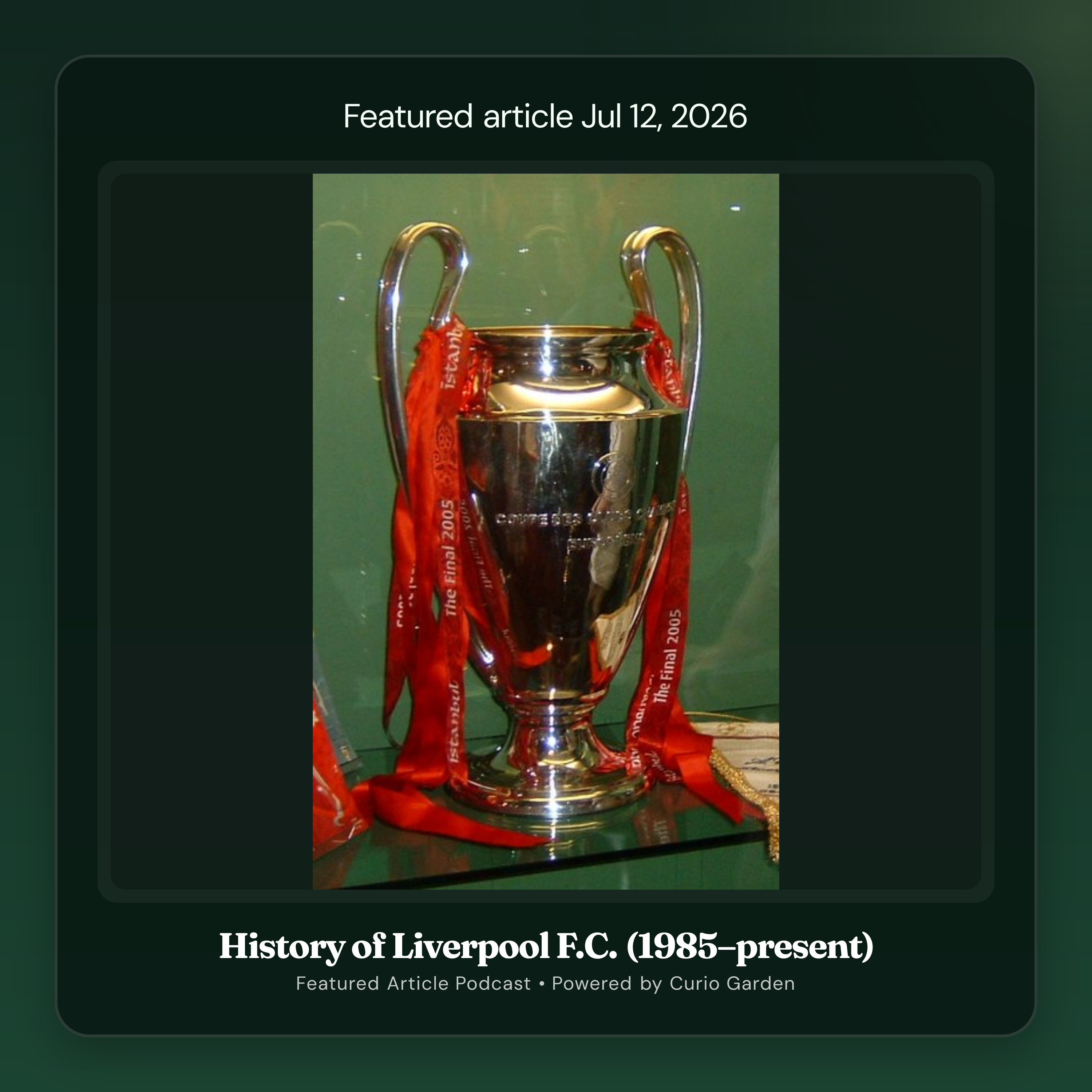 Artwork for History of Liverpool F.C. (1985–present)