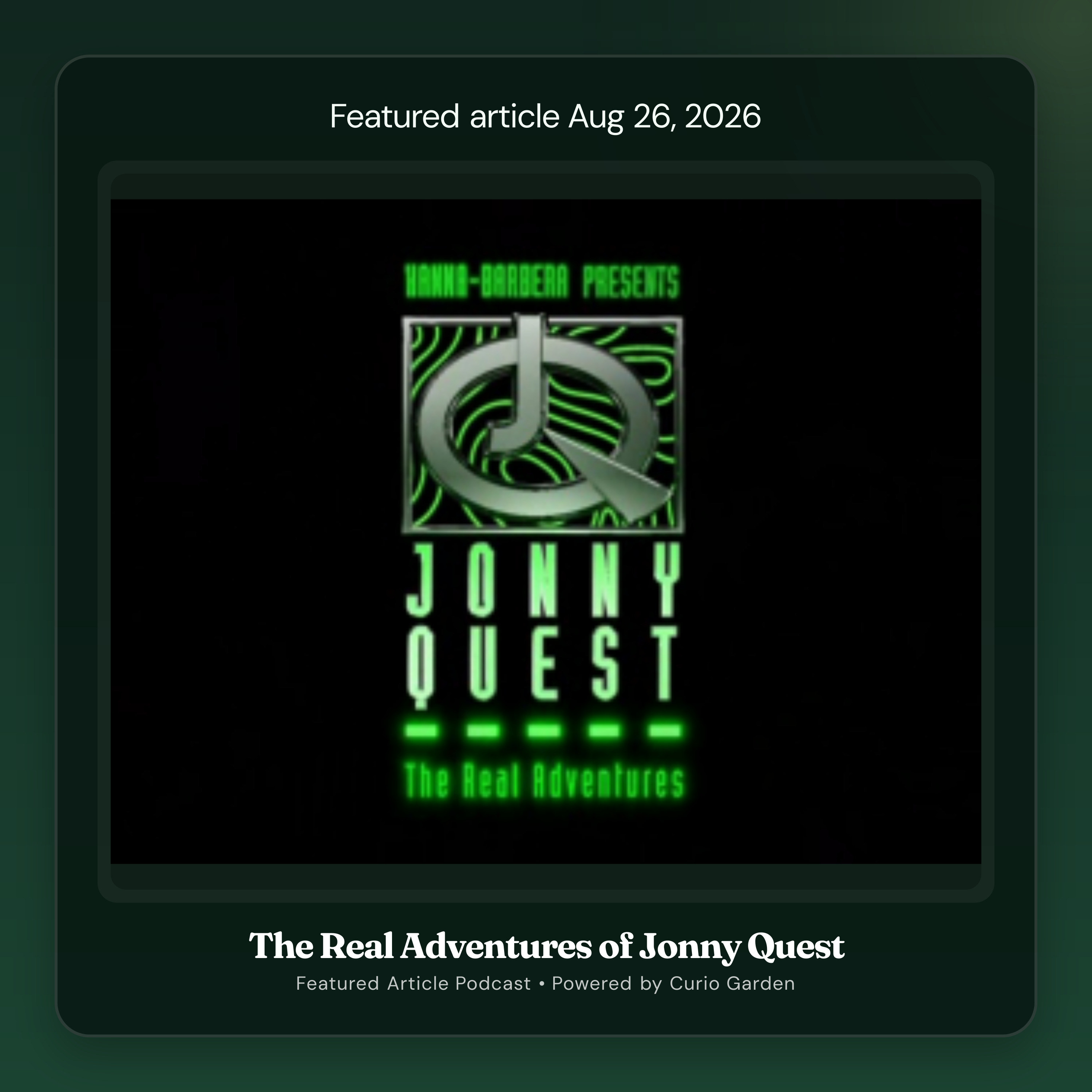 Artwork for The Real Adventures of Jonny Quest
