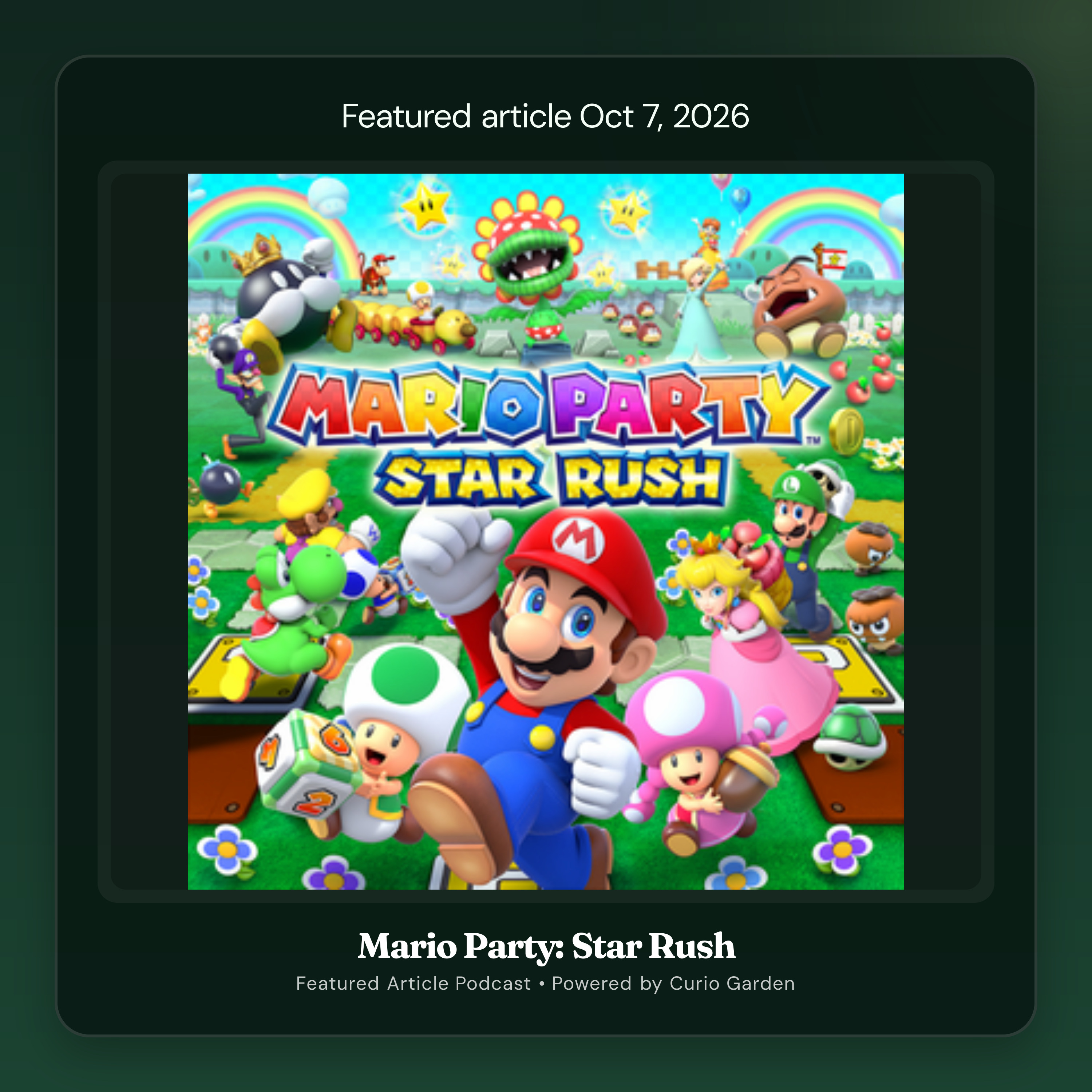 Artwork for Mario Party: Star Rush