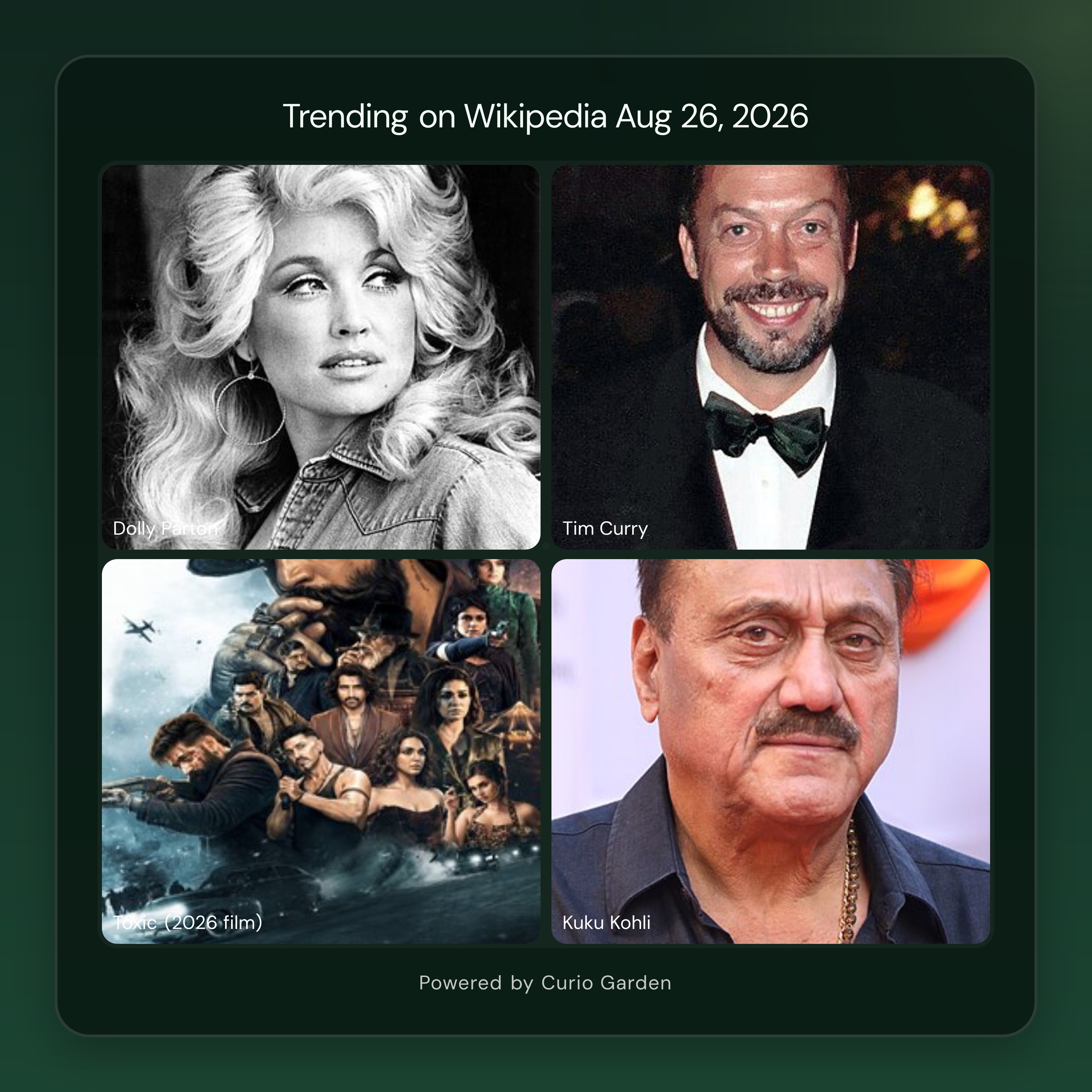 Artwork for Dolly Parton’s death drives a wave of music, film, and family searches