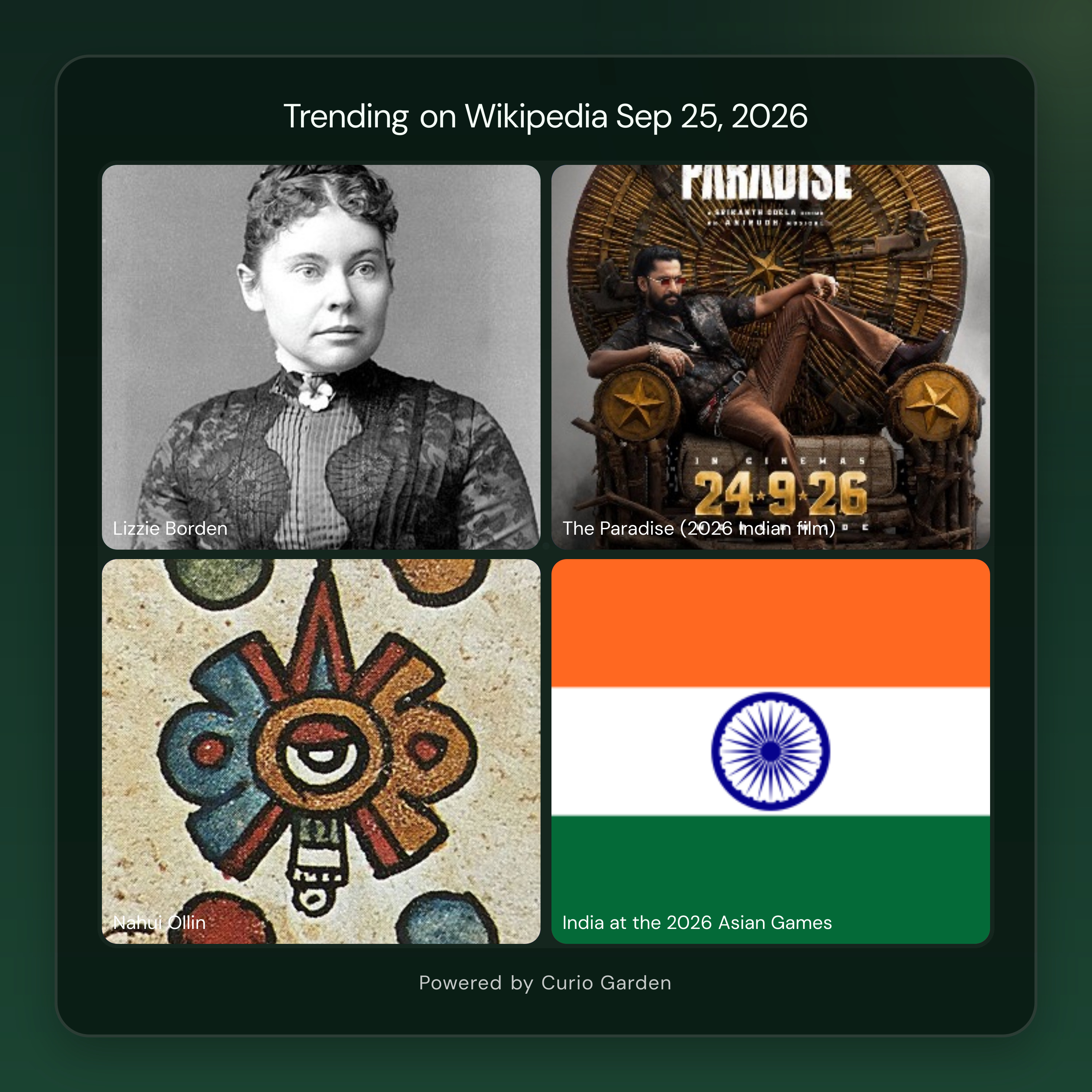 Artwork for New releases and the Asian Games lead today’s Wikipedia trends