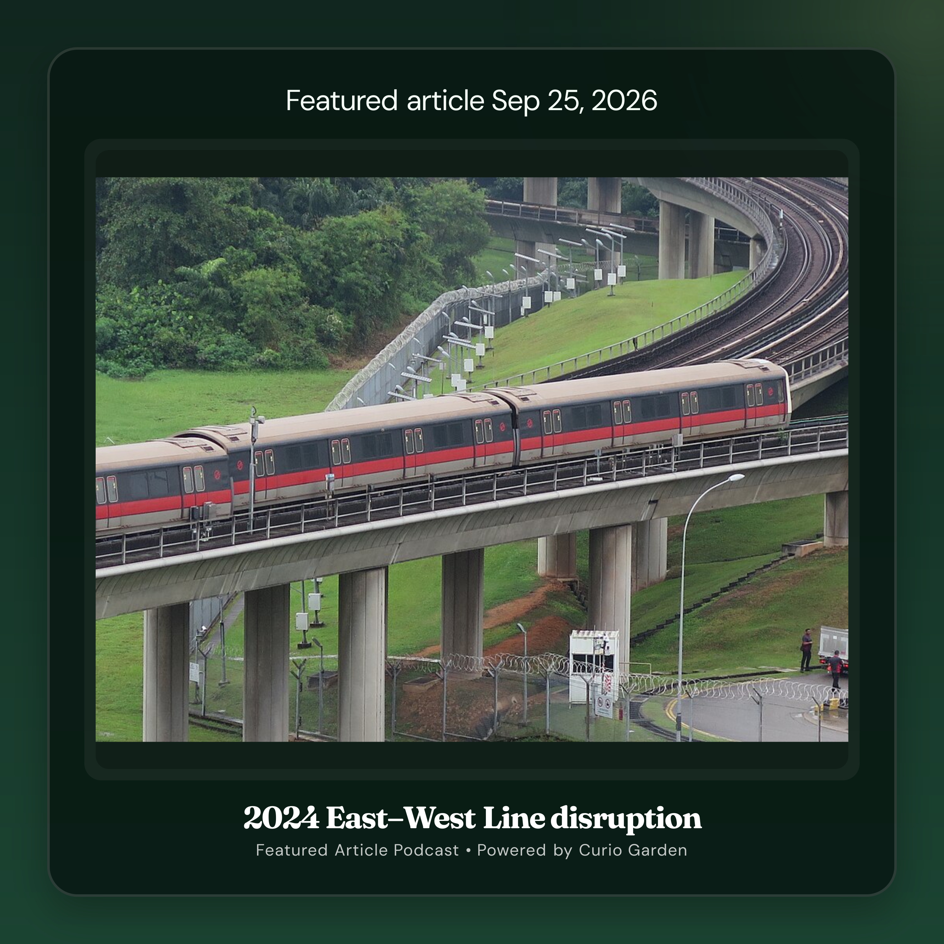 Artwork for 2024 East–West Line disruption