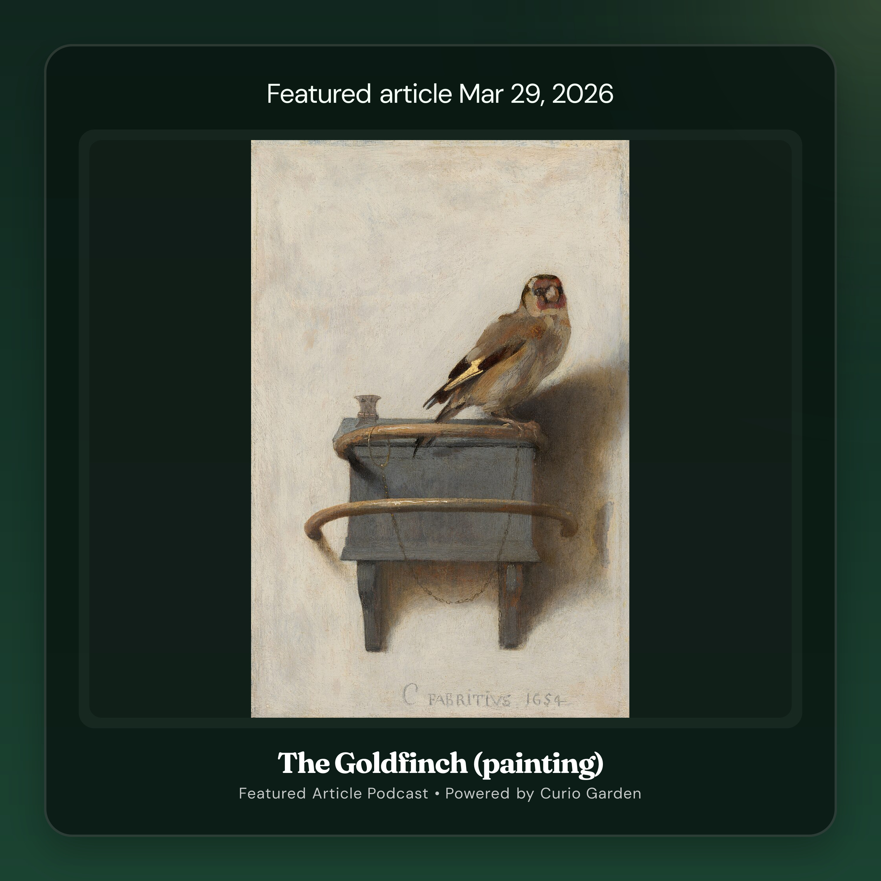 Artwork for The Goldfinch (painting)