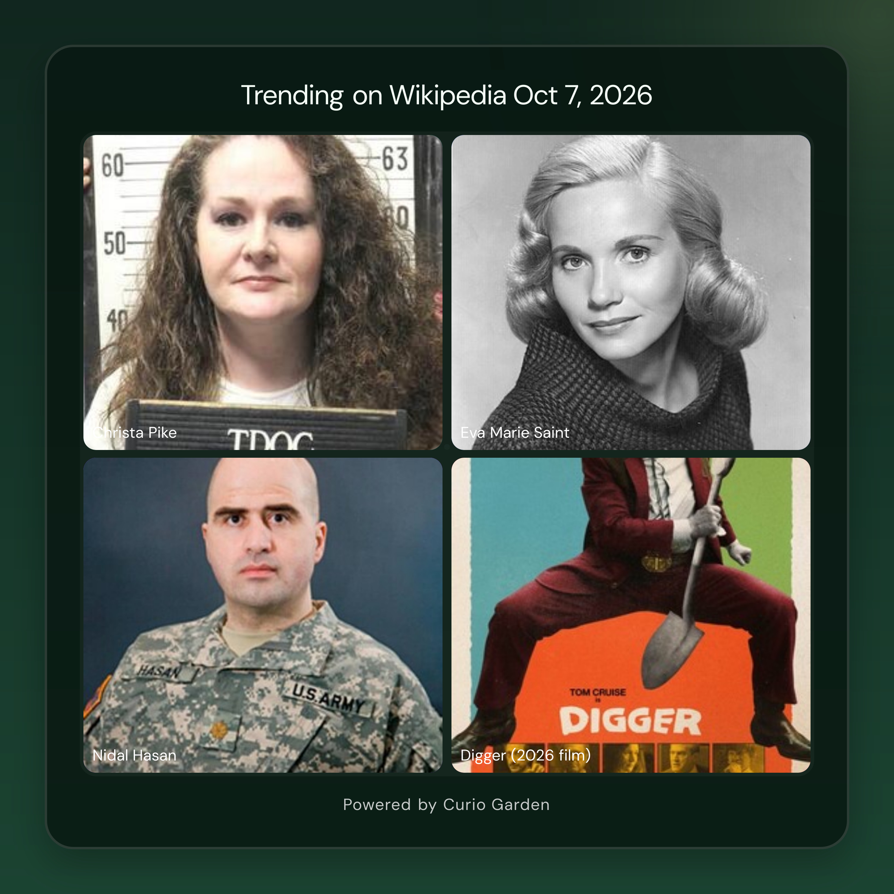 Artwork for Execution news, farewells and new releases drive October 7’s Wikipedia trends