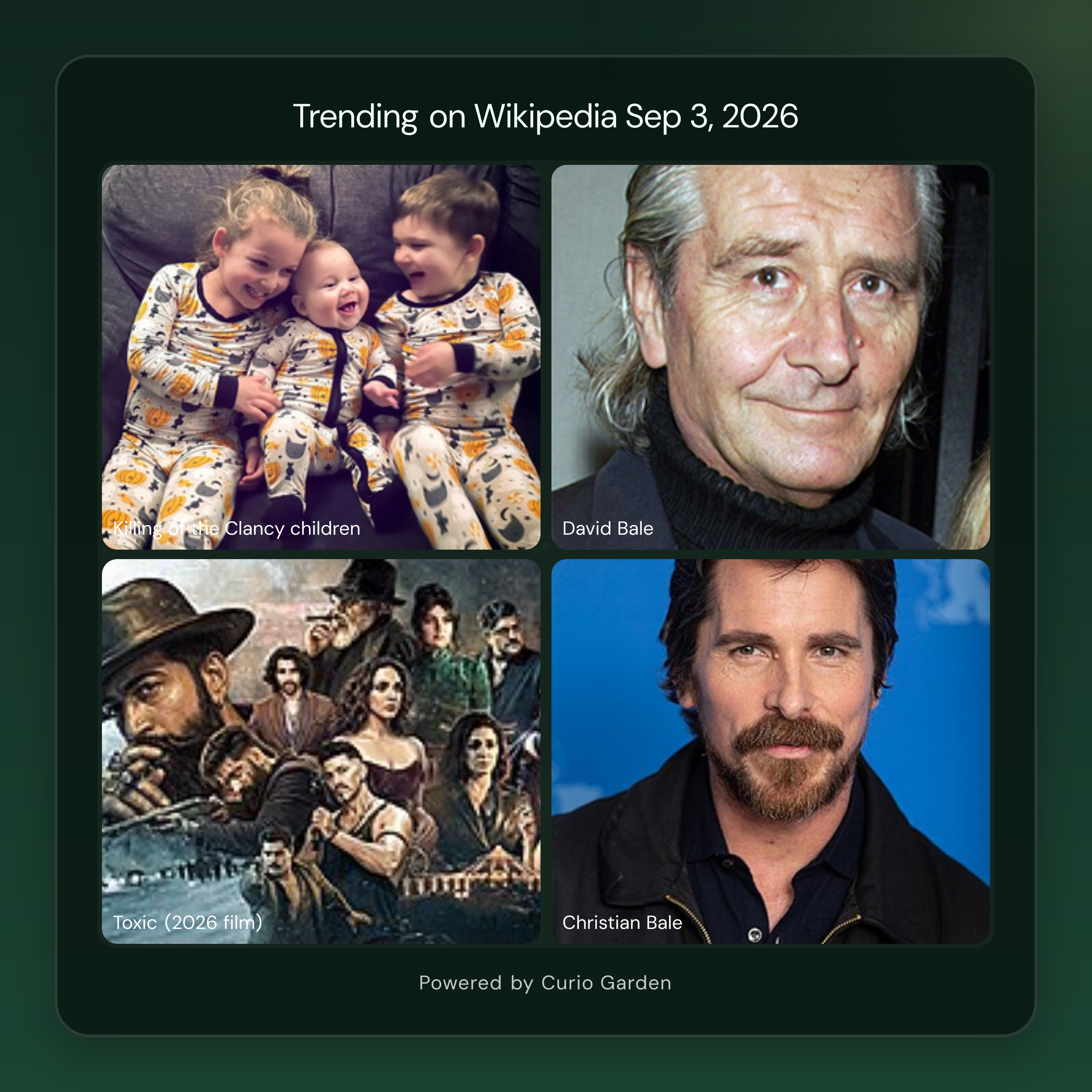 Artwork for Why Wikipedia readers are searching these ten topics today