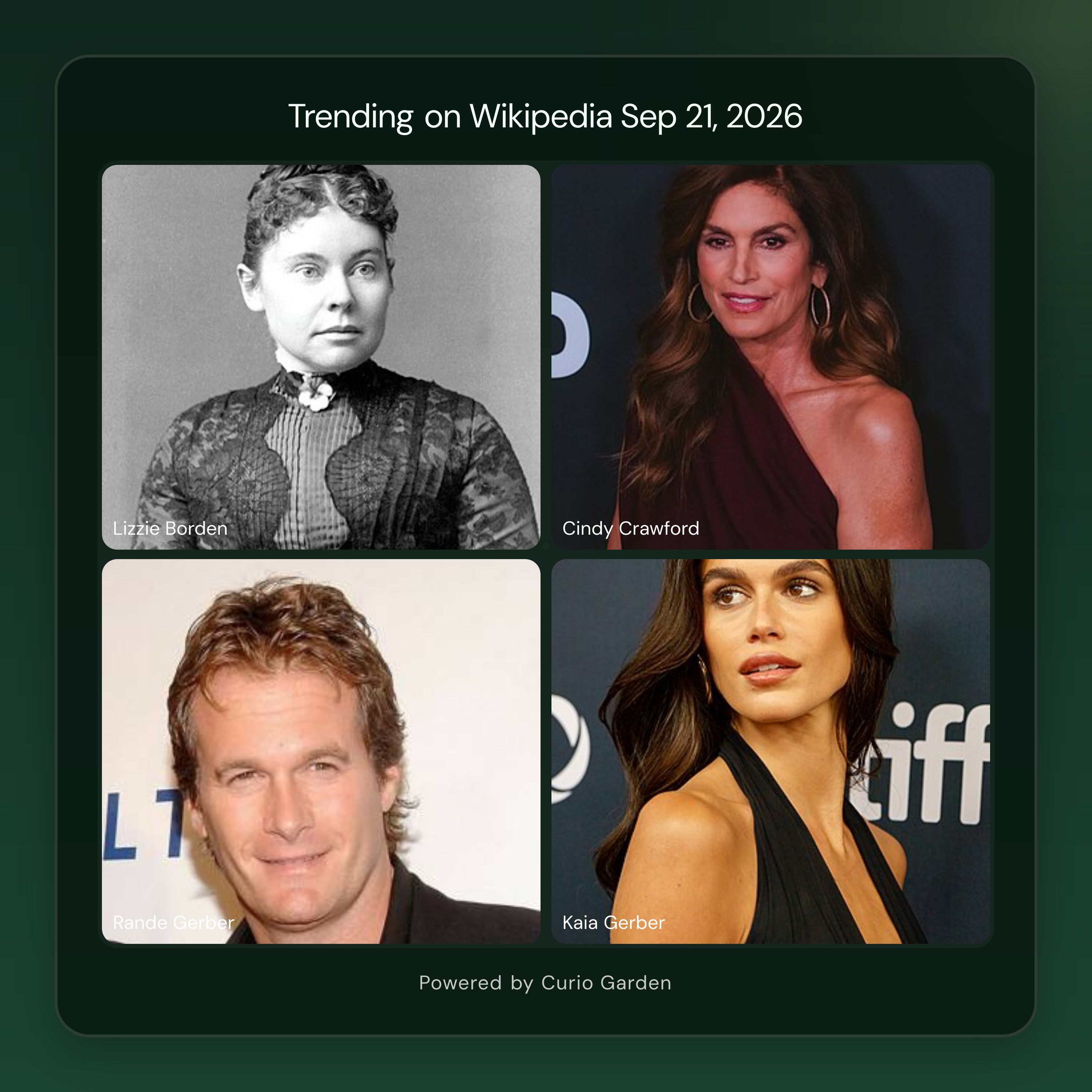 Artwork for Why Wikipedia is trending today: Lizzie Borden, the Gerber family, and major new releases