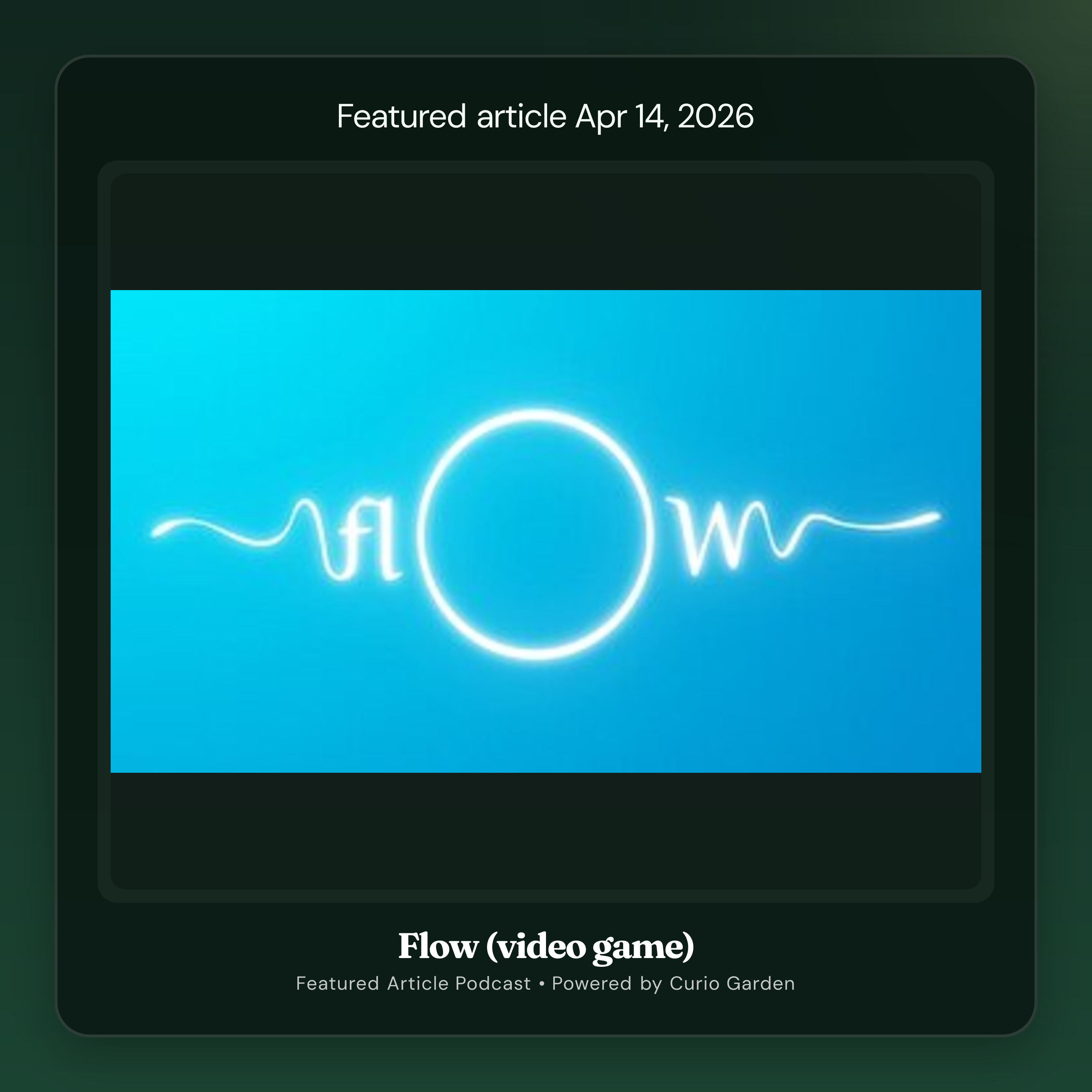 Artwork for Flow (video game)