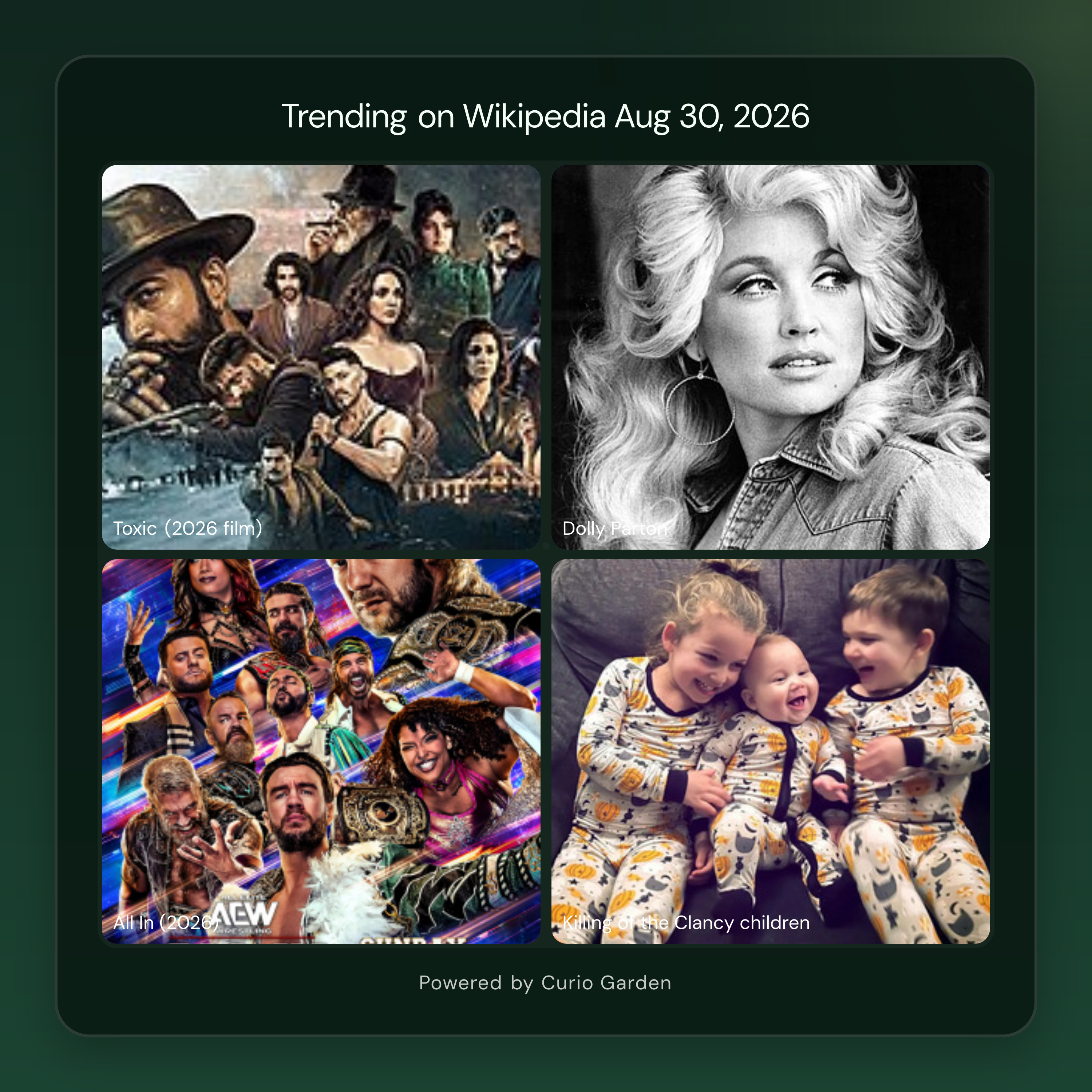 Artwork for Why Wikipedia is trending today: Dolly Parton tributes, major film releases, and a Lake Ontario name dispute